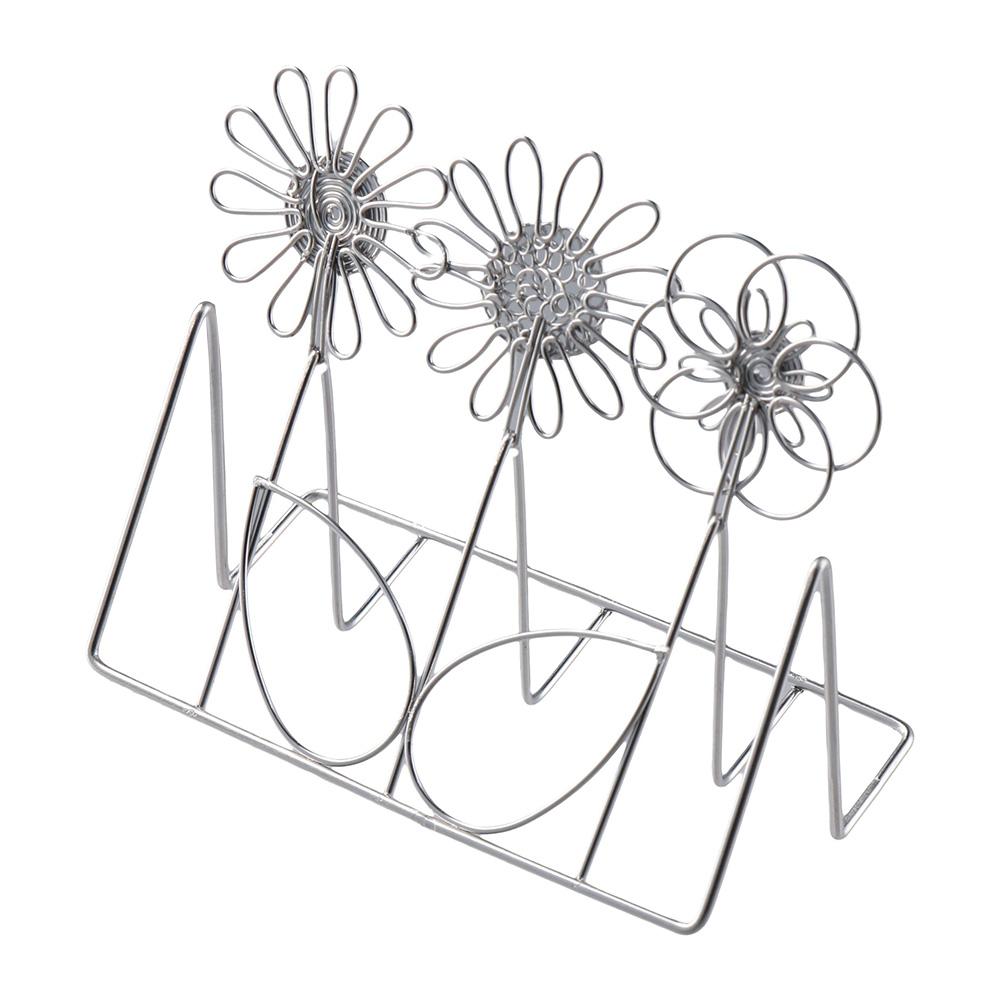 Convenient Metal Professional Desk Card Holder Desk Organizer Office Supply Business Card Holder