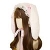 Plush Rabbit Ears Headband Cosplay Costume Hairhoop Party Props Headpiece ComicShow Headdress Girls Anime Accessories