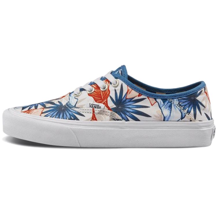 Vans Authentic Sf Leaf Round Toe Lace Up Low Top Canvas Shoes Women sneaker White VN0A3MU6VLC