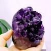 Amethyst Natural Carefully Selected Natural Raw Feng Good Luck [TANAKA YA] Cluster, 100% Quartz, High-Quality Stone, Approx. 947557mm, Weight