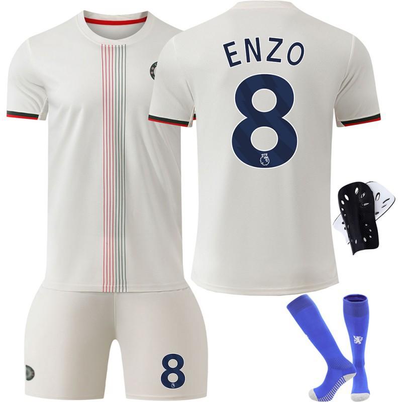 2526 Chelsea Away Football Jersey No. 7 Sterling 8 Enzo 6 Silva Home Correct Version Set