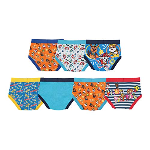 Paw Patrol Handcraft Kids' Briefs, Toddler Paw Patrol, 7-Pack, 4 Years