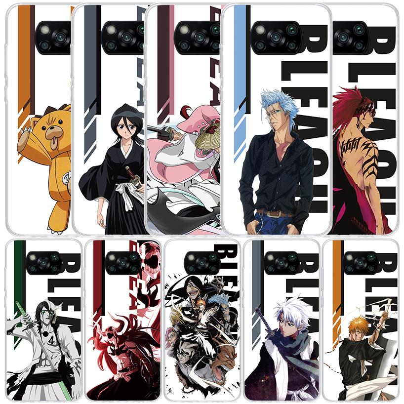 Anime Bleach Ichigo Kenpachi Phone Case For Xiaomi Poco F7 Ultra X5 X6 X7 Pro M7 Redmi 15C 15 13C 13 12C 12 10C 10 10A 9 9C 9A 9