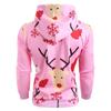 Men Christmas Suit Pattern 3D Print Long Sleeve Hoodie Caps Sweatshirt Pullover