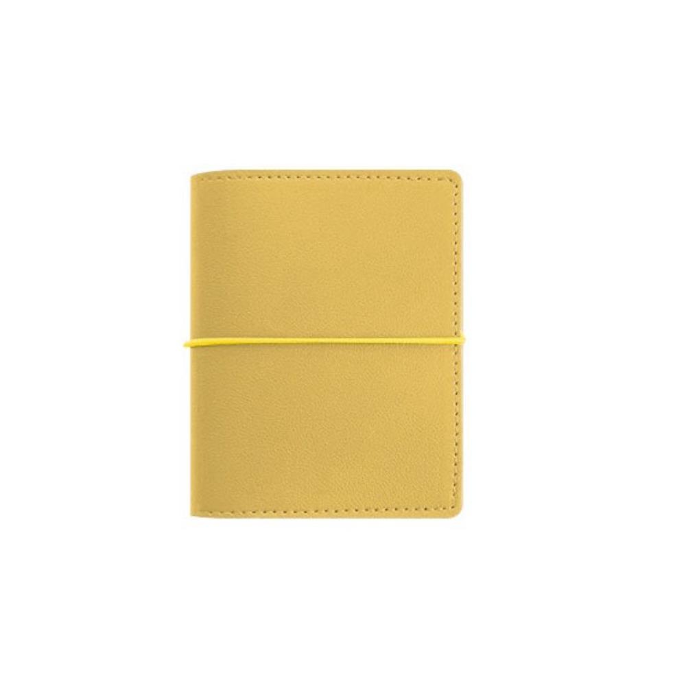 PU Leather Loose Leaf Notebook M5 DIY Binder Notebook Creative Mini Pocket Notebook  School