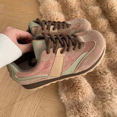 Niche Retro Forrest Gump Shoes Children's Autumn and Winter New Platform Women's Sports and Leisure Shoes