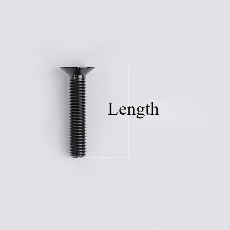 M4*8 10 12 14 16 18-50mm TC4 GR5 Titanium Alloy Torx Flat Countersunk Screw Bolt for Bike Bicycle Road Bike Multiple Colors