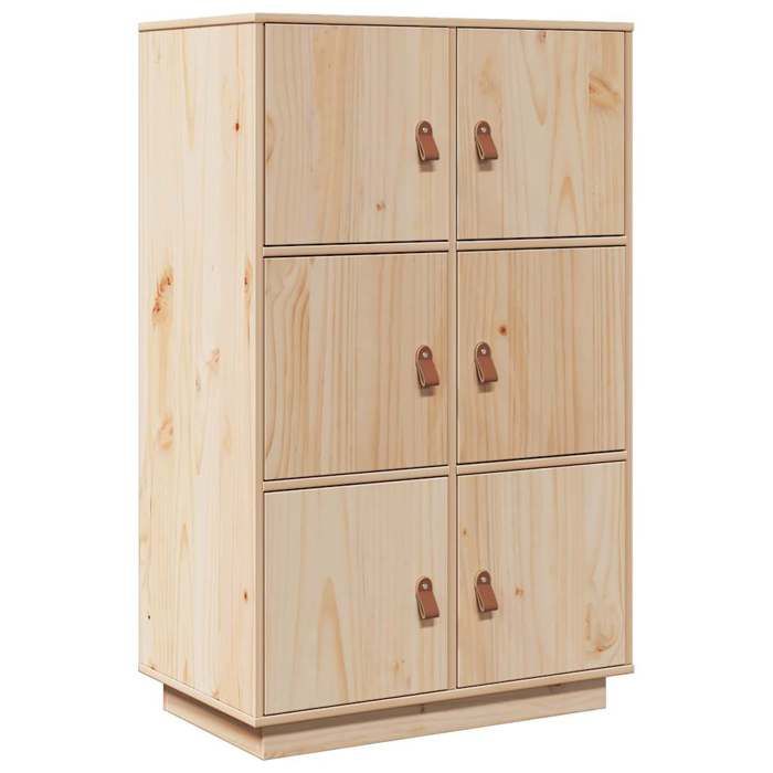 820172 vidaXL Highboard 67x40x108,5 Cm Solid Pine Wood