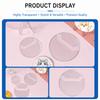 30PCS High-Protection Anime Badge Sleeve Transparent PVC Round Display Cover  Anime Badges