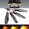 4PCS Motorcycle Indicators Flowing Turn Signal Lights Motorbike Turning Indicators 12V 12 LEDs Bulbs for Motorcycle Motorbike Scooter Quad Cruiser