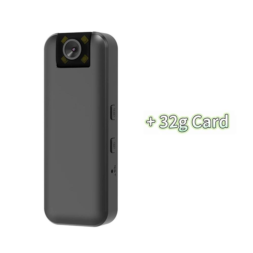 Portable Rechargeable Video Law Enforcement Recorder, Wireless WiFi Ultra-high Definition Recorder, 180° Flip.