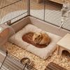 Warm Guinea Pig Plush Cushion Thickened Soft Small Animal Sleeping Mat Hamster Nest Mat  Sleeping