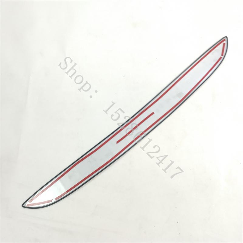 For Mazda CX-3 CX 3 2017 2018~2024 accessories Rear Door Bumper Protector sill plate Protector Sill Rear boot guard Trim