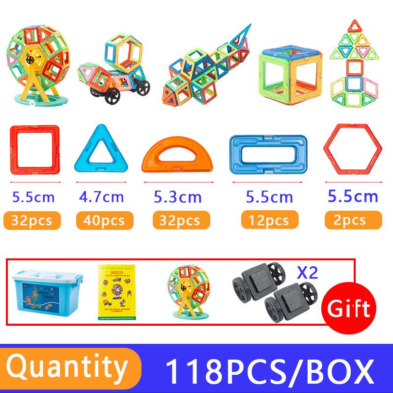 Magnetic Building Blocks for Kids - Educational and Strong Magnet Toy Set