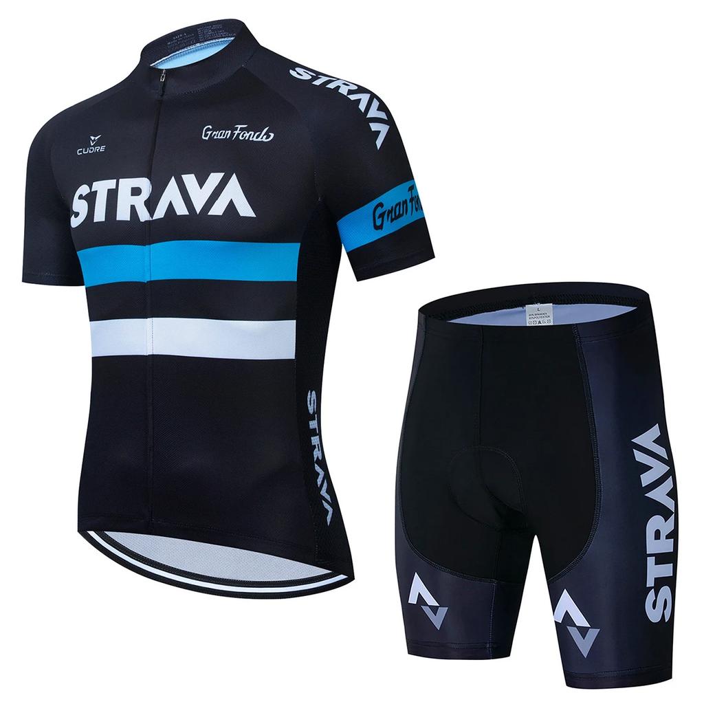 Cycling Suit Set Strap Short Sleeve Set Cycling Suit 2026 Summer Breathable Cycling Suit Set