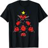 Unisex T-shirt Xmas Decoration Lady Bug Insect Lover Ladybug Christmas Tree T-Shirt