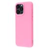 For iPhone 15 Pro Max Case 2.0mm Thick Solid Color Soft TPU Phone Back Cover Large Lens Cutout