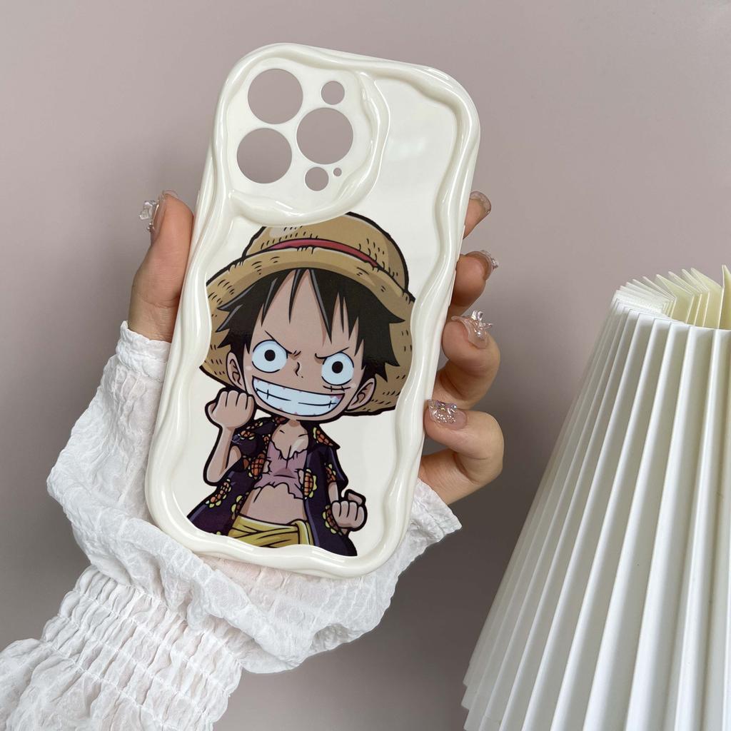 Carcasă de telefon LZ28 One Piece Luffy Gear 5, transparentă, cu valuri moi, pentru iPhone 15, 13 Pro Max, 12 mini, 14, 8 Plus, XS Max, XR, 6, protecție spate