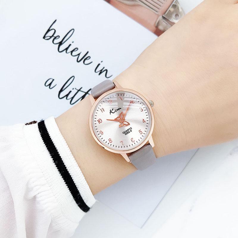 Women's Butterfly Dial Waterproof Watch - Trendy, Simple Design for Students