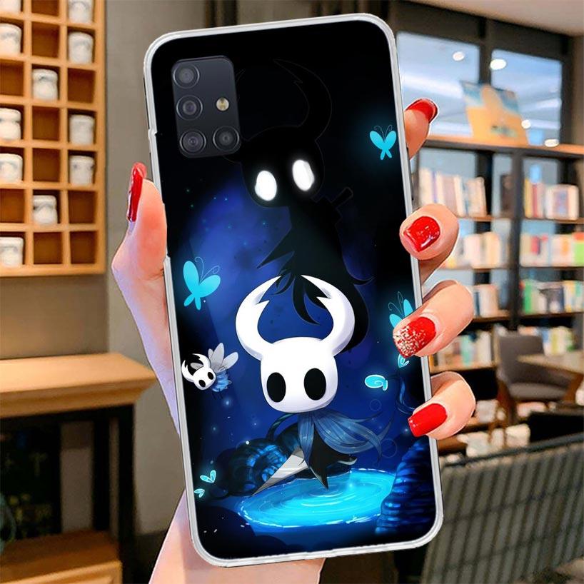 Hollow Knight Cartoon Cover Phone Case For Samsung Galaxy A12 A22 A32 A52 A72 A02S Phone Case Note 20 Ultra 10 S10 Plus A51 A71