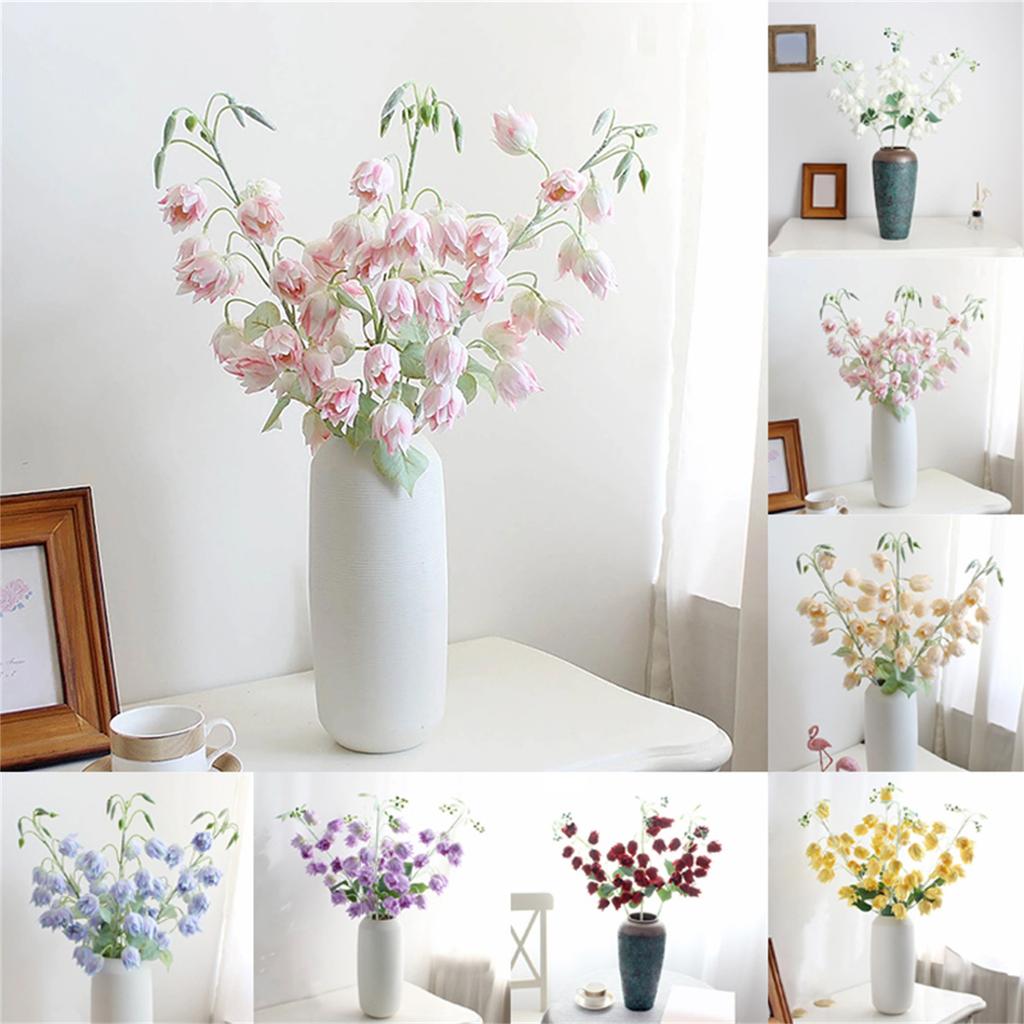 Mother's Day Gifts Artificial Flowers Wedding Flowers Silk Flowers With Stems Fake Cake Flowers