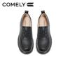 COMELY Women's Thick-Soled Leather Lace-Up Oxford Shoes