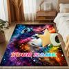 1PC Custom Name Cosmic Husky Portrait Theme Floor Mat Ideal for Living Room, Game Rooms, Office, Bedroom,Floor Mat Playful Design41