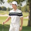 MONTAGUT Men's Cooling Jacquard Polo Shirt