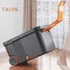 Spin Mop Set with 6 Reusable Mop Heads Microfiber Mop Heads 360 Degree Rotation Stainless Steel Handle Floor Cleaning System