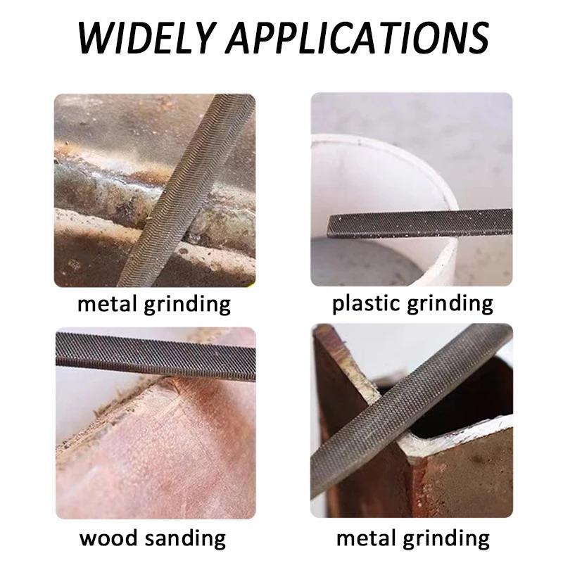 10Pcs/Set Metal Needle File Set Wood Rasp Metal Polishing Hand Filetools Steel Rasp Needl Filing For Metal Glass Stone Wood Carv