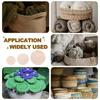 PATIKIL Round Crochet Wooden Basket Base for DIY Woven Basket Home Poplar Wood 5-Piece Set, 4"/6"/8"/10"/12" Diameter, Crafts, Making, Decor,