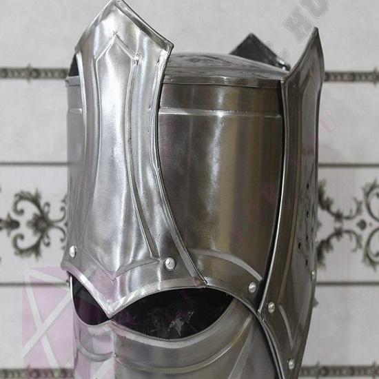 Royal Handicraft  Antique Bespoke SCA HNB 16 Gauge Steel Mediaeval Combat Pig Faced Bascinet Helmet