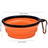 Small Sized Pet Foldable Silicone Dog Bowls Dog Feeding Utensils Outdoor Portable Foldable Dog Dishes In Stock Ideal for Dog