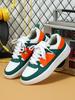 MCTIN Women Casual Shoes Breathable Platform Sneakers Couples Non Slip Leather Skateboard Shoes