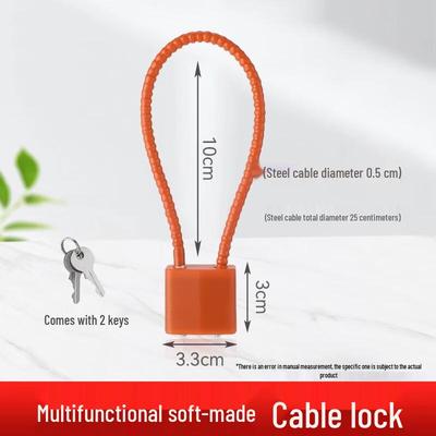 Weibaida Steel Wire Cable Security Padlock Set