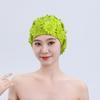 2026 PU Waterproof Swimming Cap Female Double Thickened Handmade Three-dimensional Single-layer Three-layer Flowers Fashion Female Swimming Cap