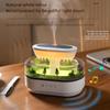 Tropfenförmiger Luftbefeuchter Mikro-Landschaft Ätherischer Öl Diffusor mit buntem Licht Ultraschall Duftdiffusor für Zuhause Büro