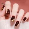 1 Box Nail Art Sequins Decoration Golden/Silver Color Irregular Tin Foil Flake DIY Manicure UV Gel Polish 3D Glitter Nail Decoration Accessories for
