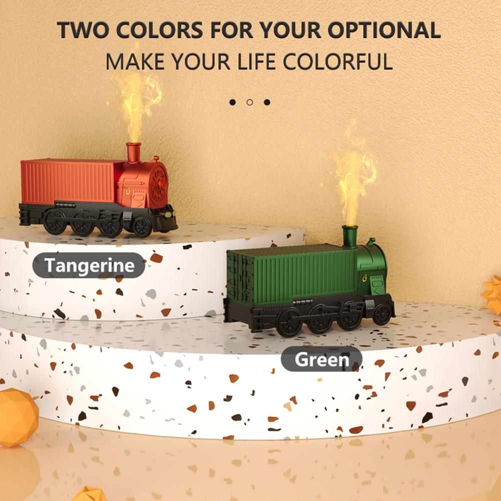 USB Powered Train Aroma Diffuser Remote Control 300ml Essential Oil Humidifier Low Noise Output with Safety Auto Shutoff