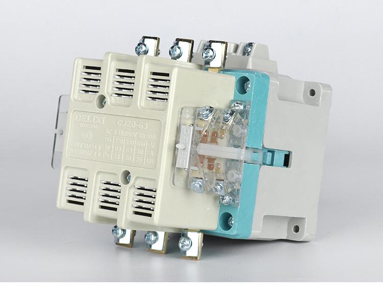 DELIXI CJ20 Series AC Contactor (10A-400A, 220V/380V)