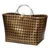 Vietnamesisk Stor Imitert Rattan Håndtak Oppbevarings- og Dagligvarekurv