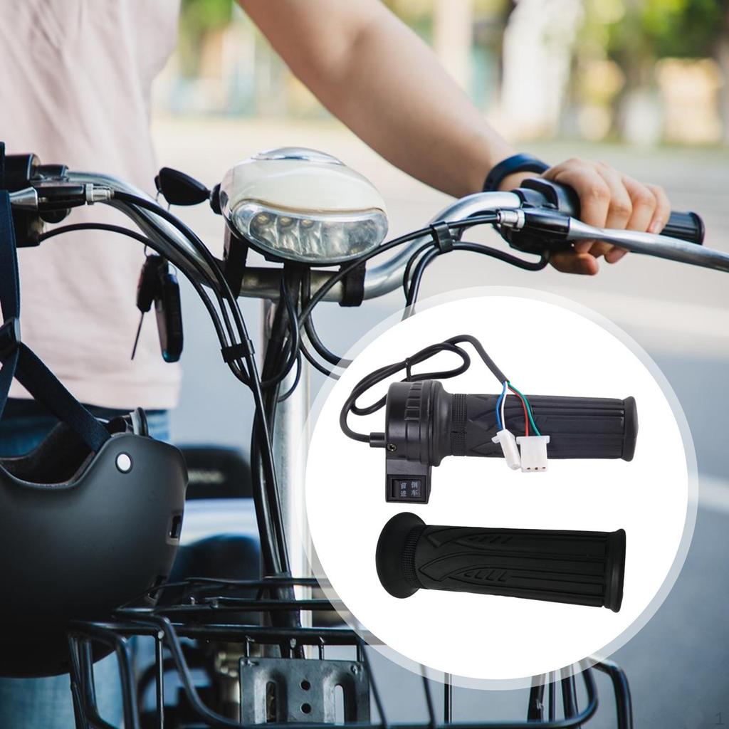Electric Twist Throttle Grips Speed Handlebar Handle Grip