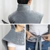 Cross-Border 60x90cm Electric Heating Shawl: 3-Speed Timer, 10-Level Heat, Shoulder/Neck/Waist Protection, Multi-functional Warmth.