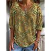 QICED Women's Fashion Casual Long Sleeve V Neck Blouses & Shirts