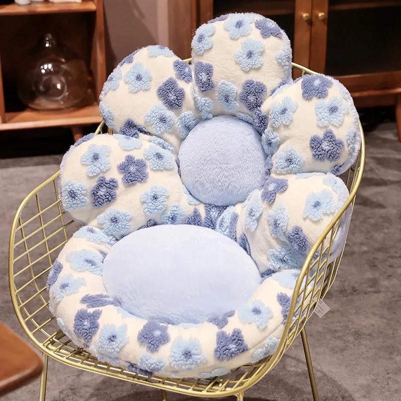 

SunFlower Cloth Half Wrap Around Seat Cushion Office Long Sitting Artifact Seat Cushion Car Seat Cushion Restaurant ChairCushion 50x50cm