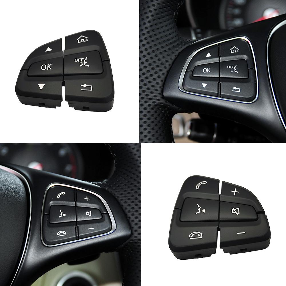 For Mercedes W205 W253 Car Steering Wheel Control Buttons Cover For Benz C GLC Class 2016-2022 C180 C200 GLC300 AMG 0999050200
