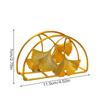 Space-Saving Ironwork Gold Tissue Holder Standing Nordic Style Flower Tissue Dispenser Rust-proof No-slip