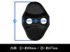 BRIGHTZ Pixis Van S700M S710M Carbon Style Door Striker Cover