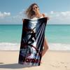 Personalized Customized Proof Beach Towel with Black Myth Wukong Game Pattern - Soft, Absorbent, Quick-drying, Perfect Swimming, Camping&bathing