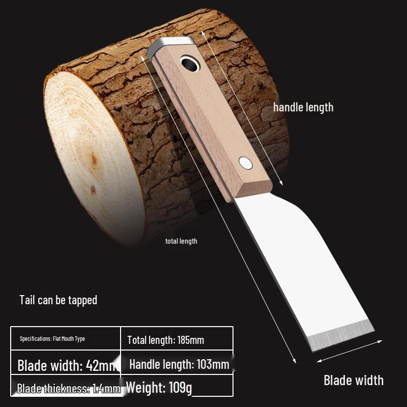 Stainless Steel Putty Knife Scraper for Cleaning, Painting, and Plastering.